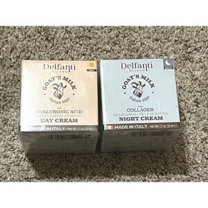 DELFANTI MILANO GOAT’s Milk Collagen Day/Night Cream Italian Alps 1.7 oz